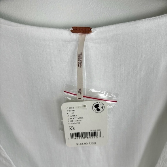 Free People Hudson Mini Dress in Ivory Size XS - Picture 9 of 12